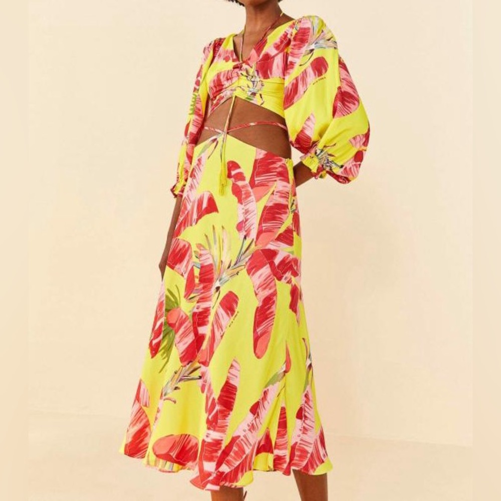 Vibrant Floral Skirt FARM Rio NWTs Medium